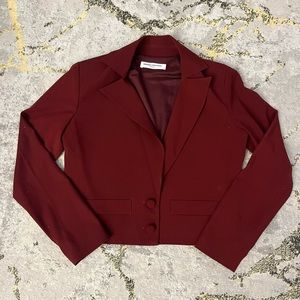 NWOT AMANDA UPRICHARD Cropped Blazer